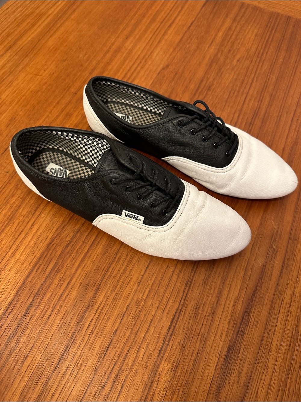 Vintage Vans Leather Sophie Saddle Shoe Ws 8